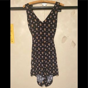 Aritzia Open Back Romper